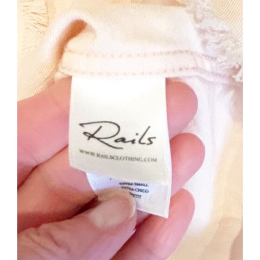 Rails Loren Star Embroidered Button-Up Shirt Size… - image 6